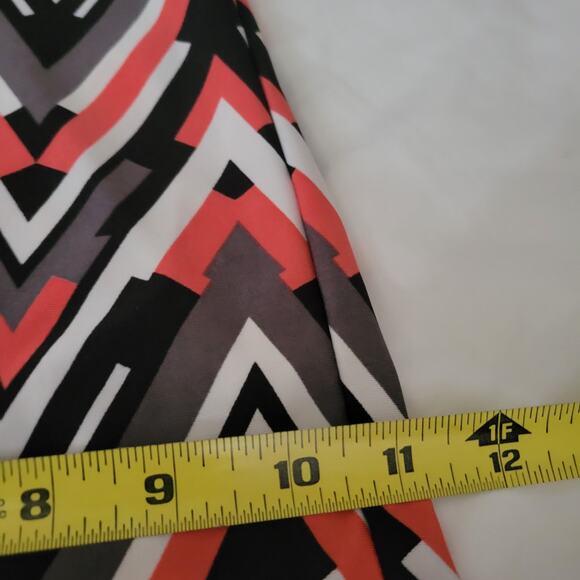 Robert Lewis Leggings Size Medium Very Colorful Geometric Design and Soft Comfy - Picture 6 of 9